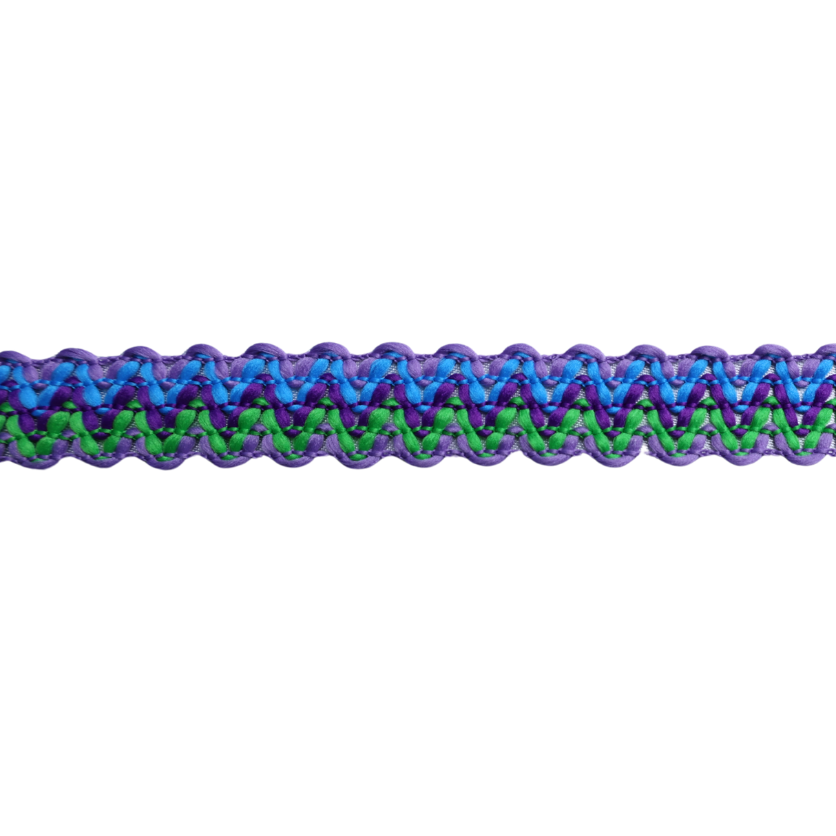 Multicolor Braided Polyester Trim – 3/4" Wide (12 Yards)