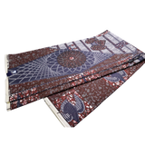 African Fabrics(6 Yards):  Ankara Tribal Print Fabric(#AFR01)