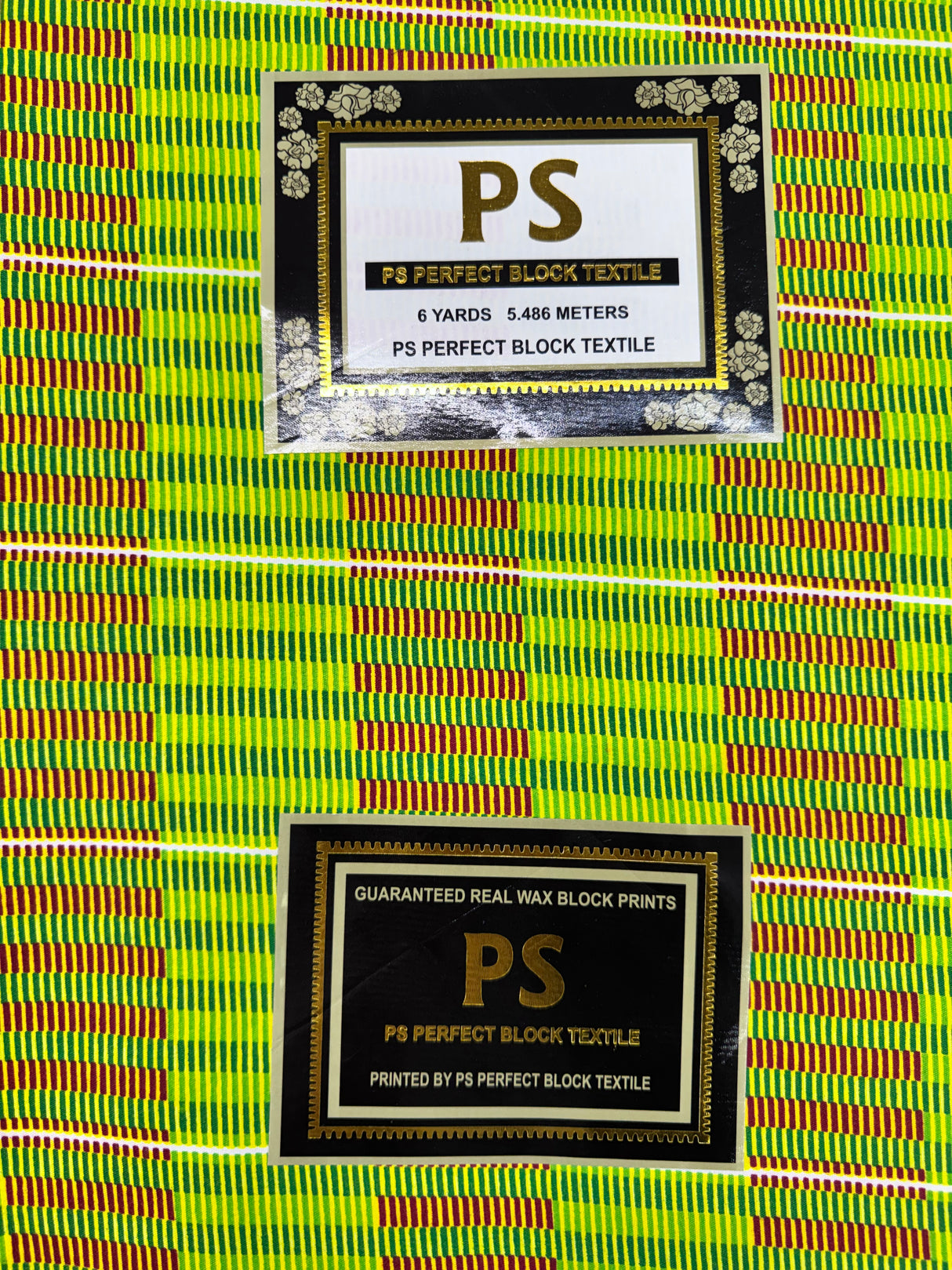 African Fabrics(6 Yards):  Ankara Tribal Print Fabric(#AFR08)