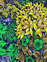 African Print Fabrics(6 Yards, 19 Styles), Ankara Tribal, Super Quality, By the Yard
