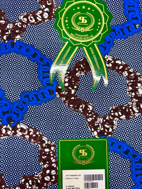 African Print Fabrics(6 Yards, 19 Styles), Ankara Tribal, Super Quality, By the Yard
