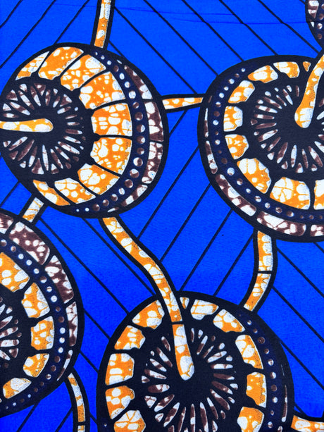 African Print Fabrics(6 Yards, 19 Styles), Ankara Tribal, Super Quality, By the Yard