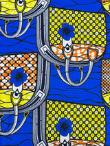 African Print Fabrics(6 Yards, 19 Styles), Ankara Tribal, Super Quality, By the Yard