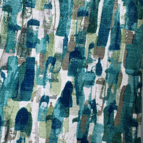 Textured Woven Upholstery Fabric, Vertical Brushstroke Block Pattern(3 Styles) - By the Yard