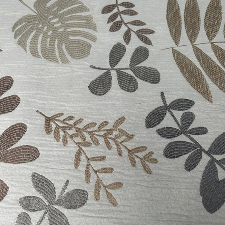 Textured Woven Upholstery Fabric, Botanical Foliage Pattern (4 Styles) - By the Yard