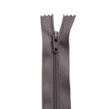 Plastic Normal Zippers: 24", Closed-End, All-Purpose, GRAY Shade