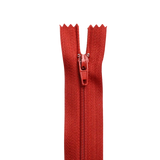 Plastic Normal Zippers: 18", Closed-End, All-Purpose, RED&PINK Shade