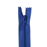 Plastic Normal Zippers: 18", Closed-End, All-Purpose, BLUE Shade