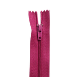 Plastic Normal Zippers: 18", Closed-End, All-Purpose, RED&PINK Shade