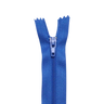 Plastic Normal Zippers: 24", Closed-End, All-Purpose, BLUE Shade