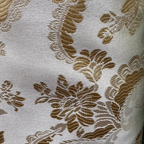 Luxurious Jacquard Brocade Fabric, Ornate Floral Vine Pattern(11 Types) - By the Yard