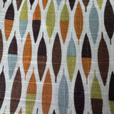 Upholstery Fabric, Retro Leaf Geometric, Teardrop Weave(4 Styles) - By the Yard