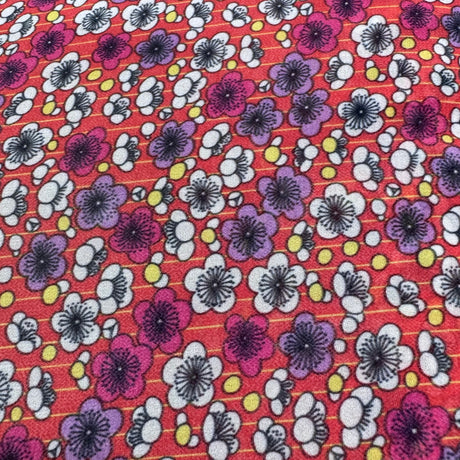 Chiffon Fabric, Scattered Blossom(6 Styles) - Lightweight & Flowing - By the Yard