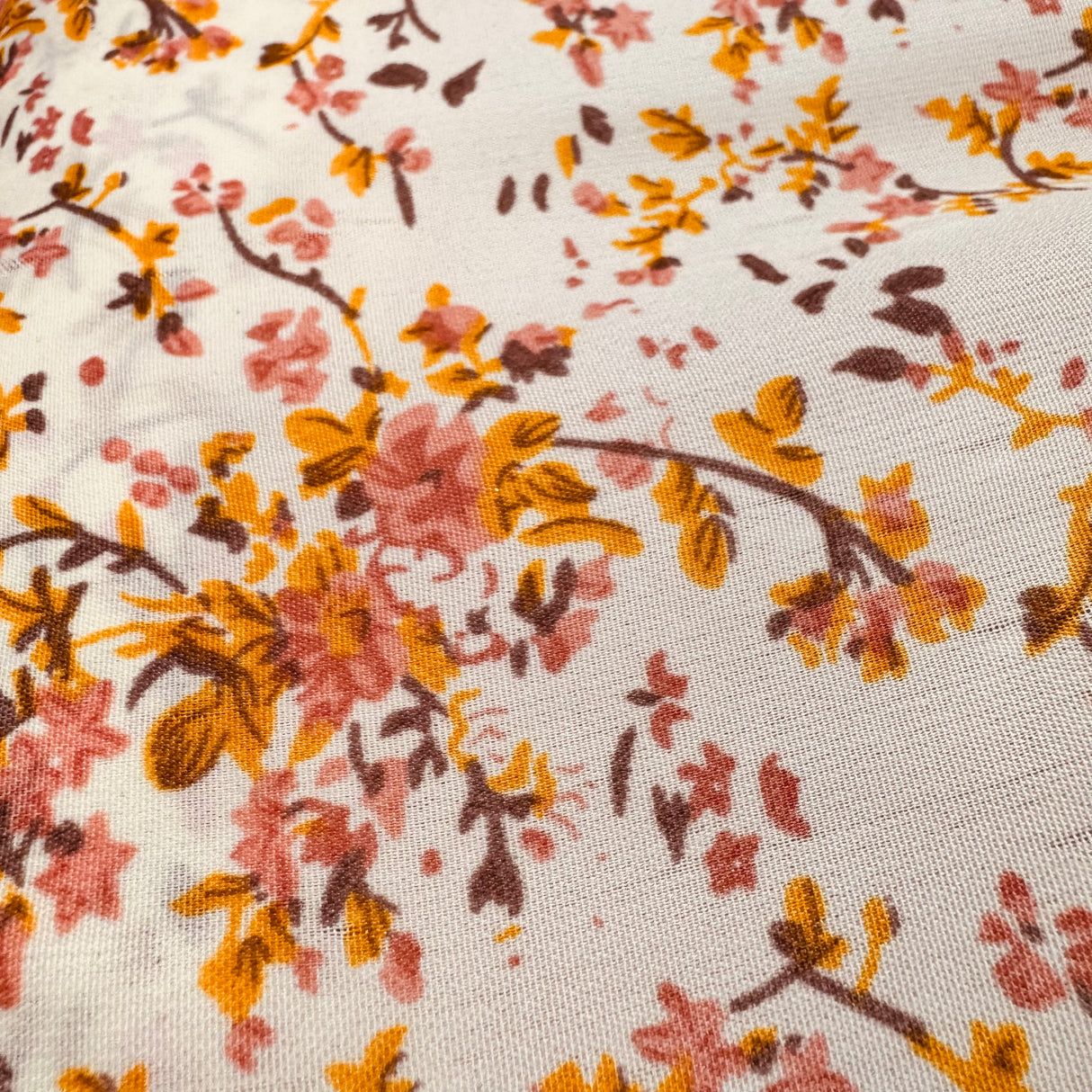 Chiffon Fabric, Scattered Blossom(5 Styles) - Lightweight & Flowing - By the Yard