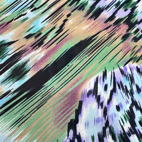 Chiffon Fabric, Contemporary Art Inspired Look, Lightweight(4 Styles) - By the Yard