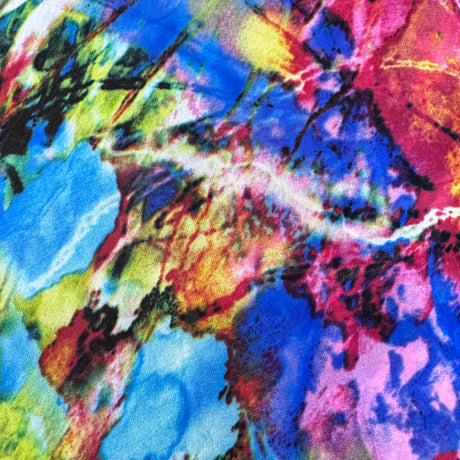 Chiffon Fabric, Contemporary Art Inspired Look, Lightweight(4 Styles) - By the Yard