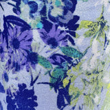 Chiffon Fabric, Abstract Artistic Floral Print(10 Styles) - By the Yard