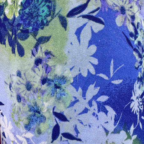Chiffon Fabric, Abstract Artistic Floral Print(10 Styles) - By the Yard
