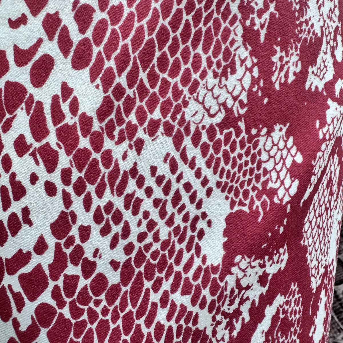 Cotton-Blend Fabric, Snake Skin Pattern Print(3 Colors) - By the Yard