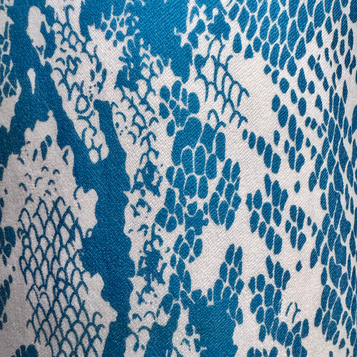 Cotton-Blend Fabric, Snake Skin Pattern Print(3 Colors) - By the Yard