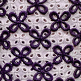 Cotton-Blend Fabric, Eyelet Raised Embroidery(2 Colors) - By the Yard