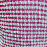 Cotton-Blend Fabric, Gingham Check, Dot Type Textured(2 Colors) - By the Yard