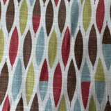 Upholstery Fabric, Retro Leaf Geometric, Teardrop Weave(4 Styles) - By the Yard