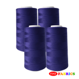Sewing Threads: 5,000 Yards: All-Purpose: 100% Polyester: Tex24: 22 Colors(W/B, Neutral/Blue Shades): Single/Pack