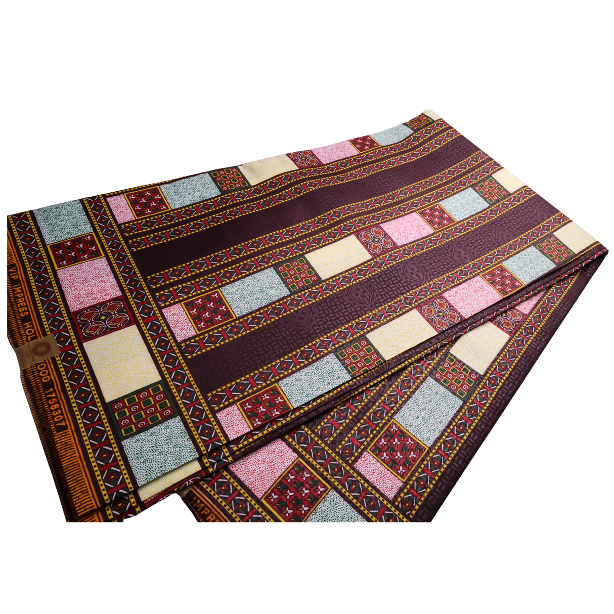 African Fabrics(6 Yard):  Ankara Tribal Print Fabric(#AFR08)