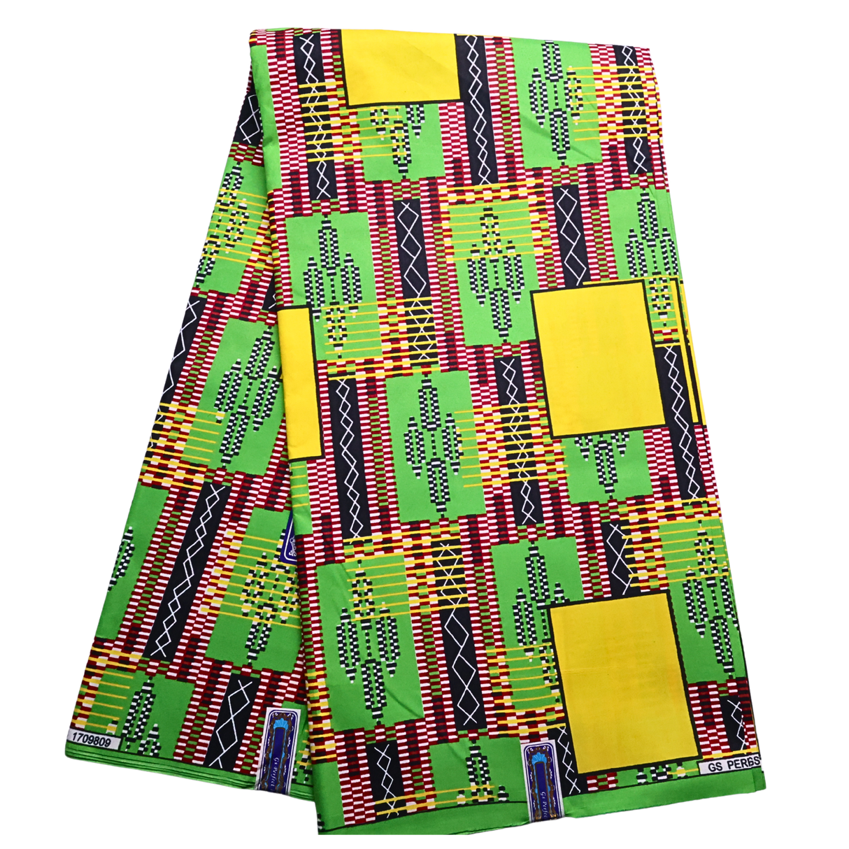 African Fabrics(6 Yard):  Ankara Tribal Print Fabric(#AFR04)