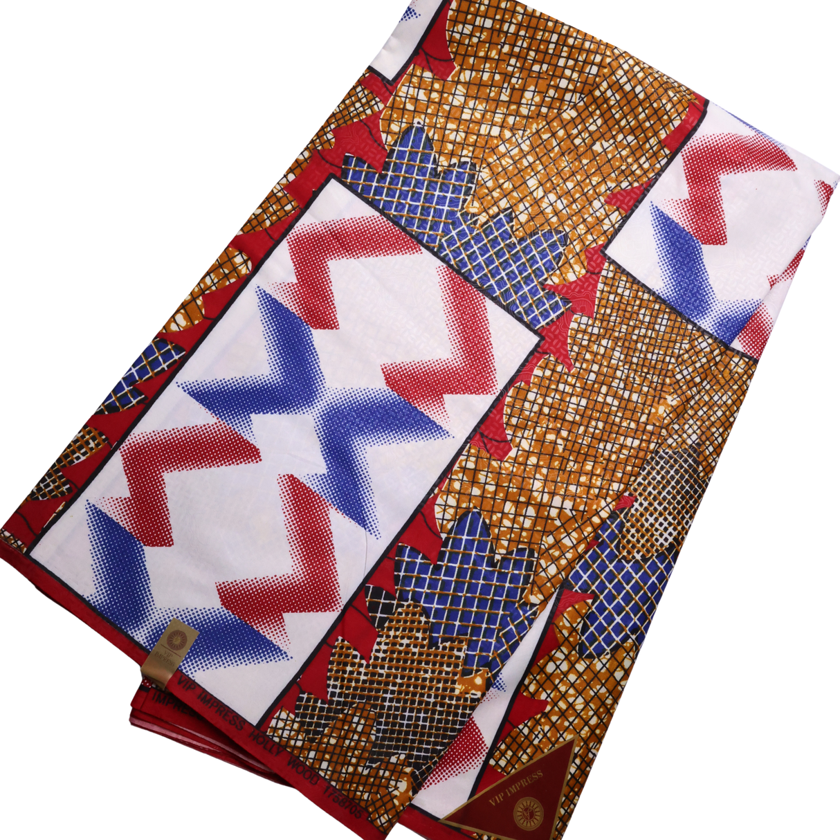 African Fabrics(6 Yard):  Ankara Tribal Print Fabric(#AFR03)