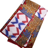 African Fabrics(6 Yard):  Ankara Tribal Print Fabric(#AFR03)