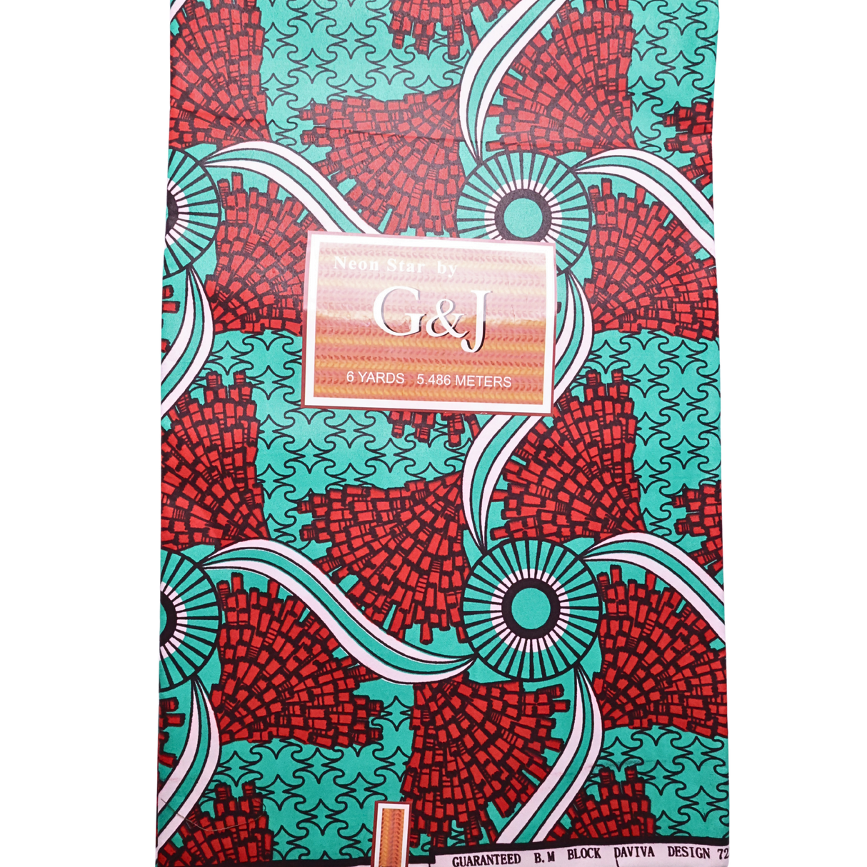 African Fabrics(6 Yard):  Ankara Tribal Print Fabric(#AFR02)