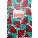 African Fabrics(6 Yard):  Ankara Tribal Print Fabric(#AFR02)