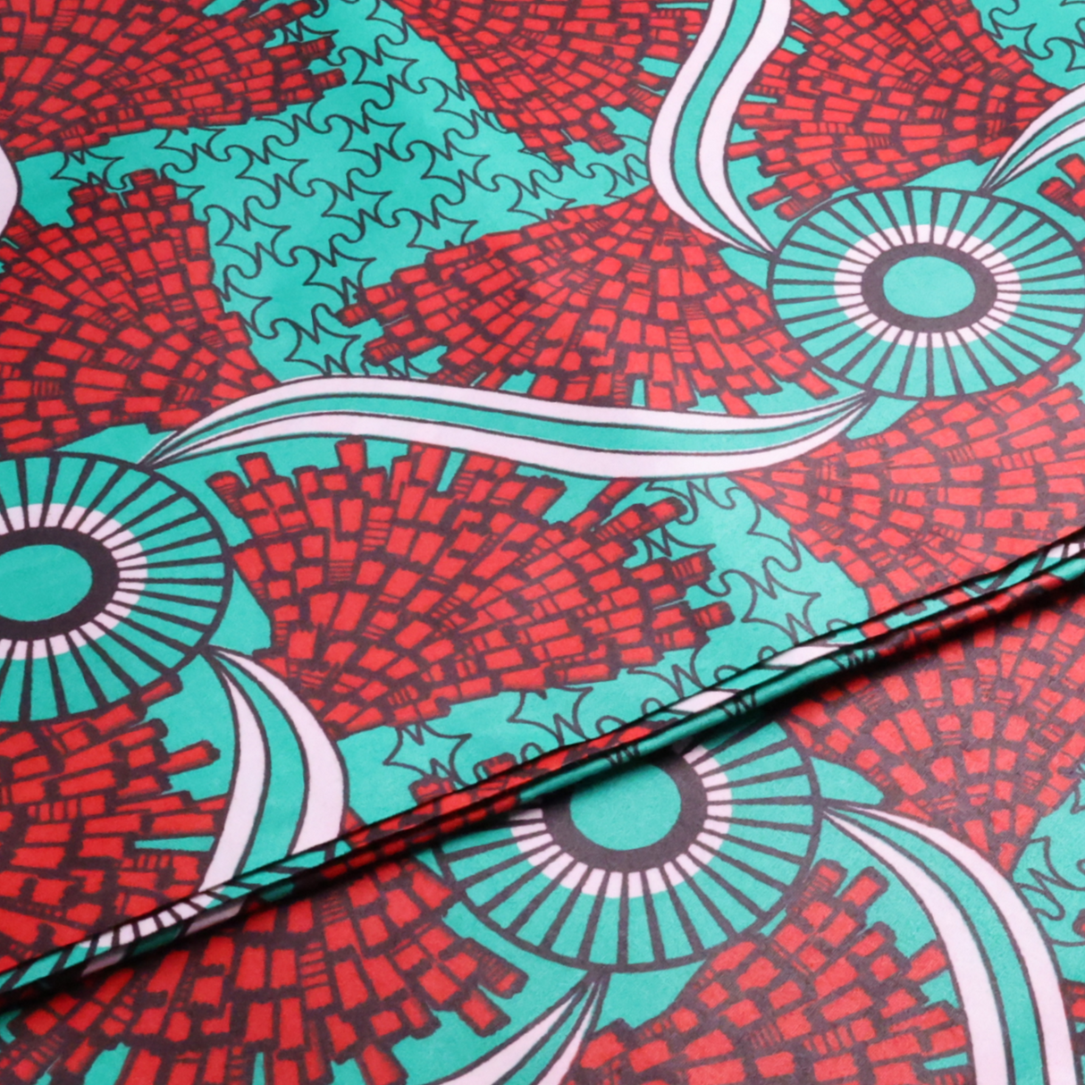 African Fabrics(6 Yard):  Ankara Tribal Print Fabric(#AFR02)