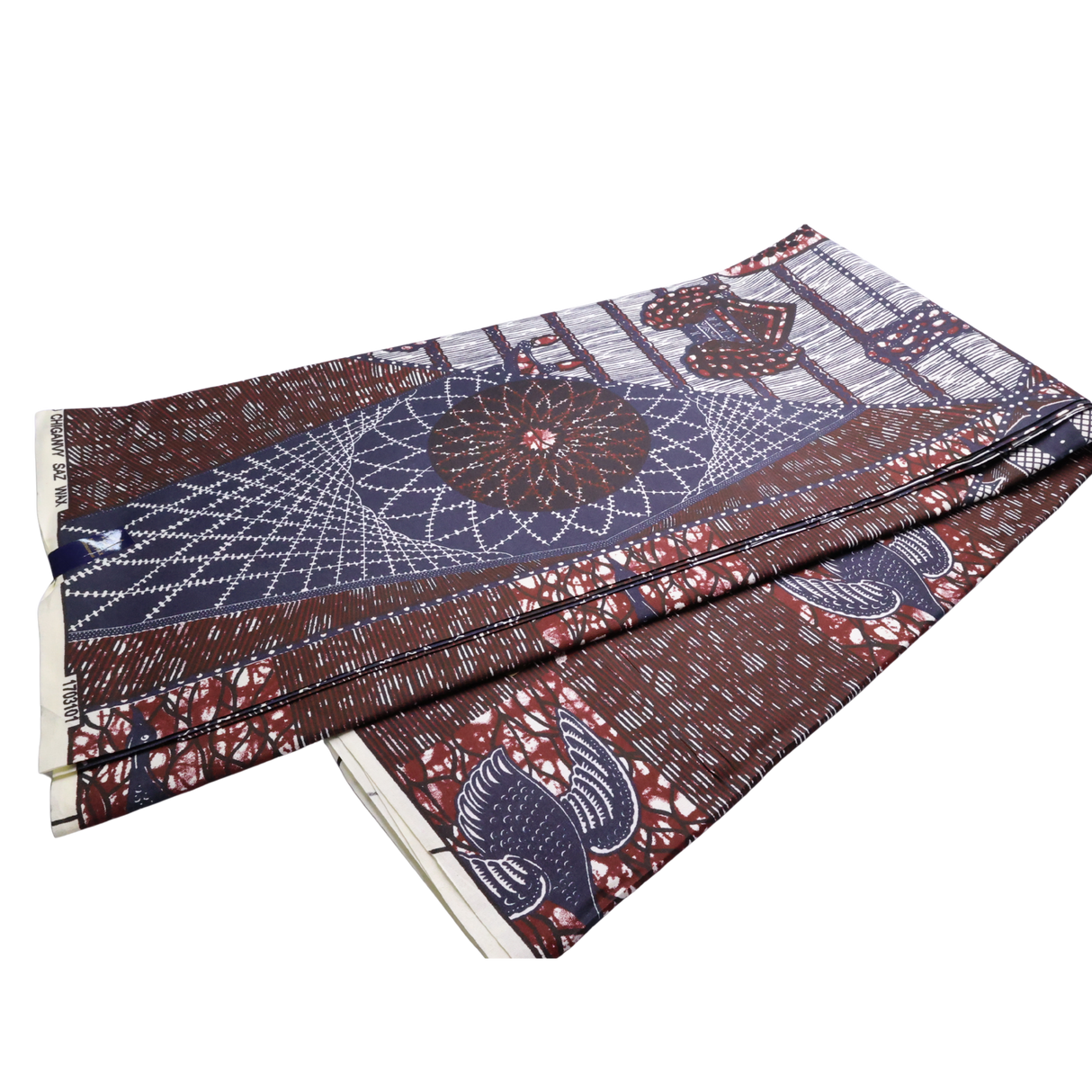 African Fabrics(6 Yard):  Ankara Tribal Print Fabric(#AFR01)