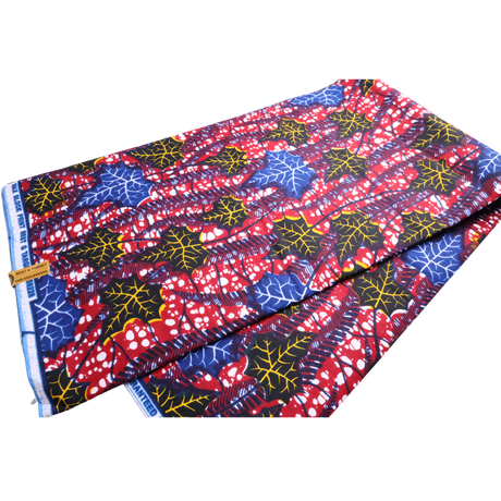 African Fabrics(6 Yard):  Ankara Tribal Print Fabric(#AFR07)