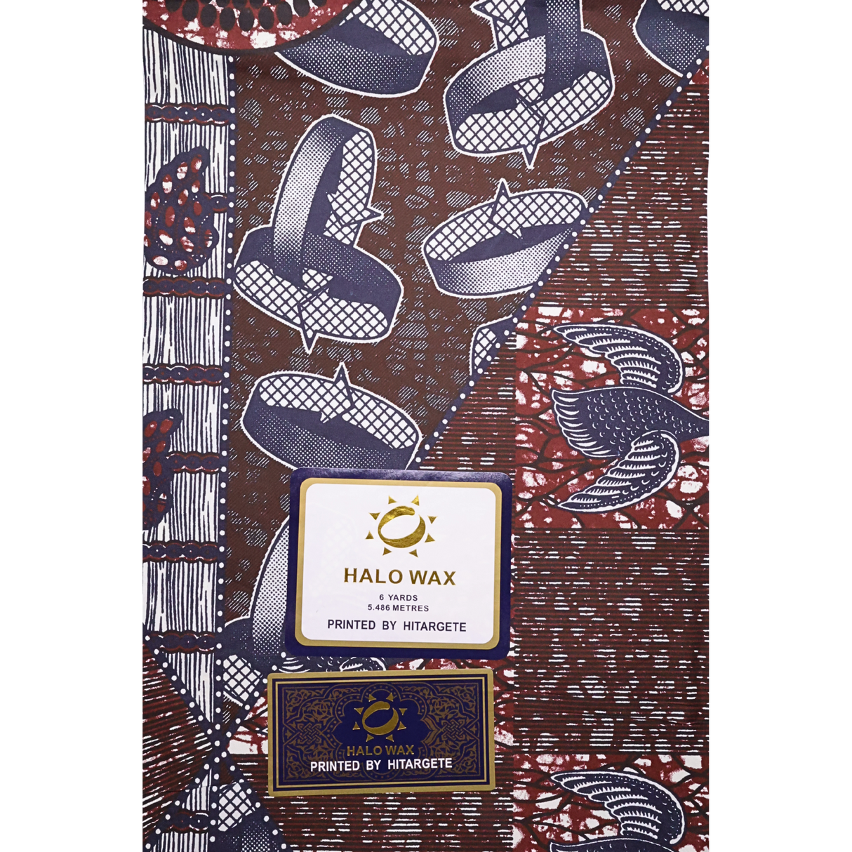 African Fabrics(6 Yard):  Ankara Tribal Print Fabric(#AFR01)