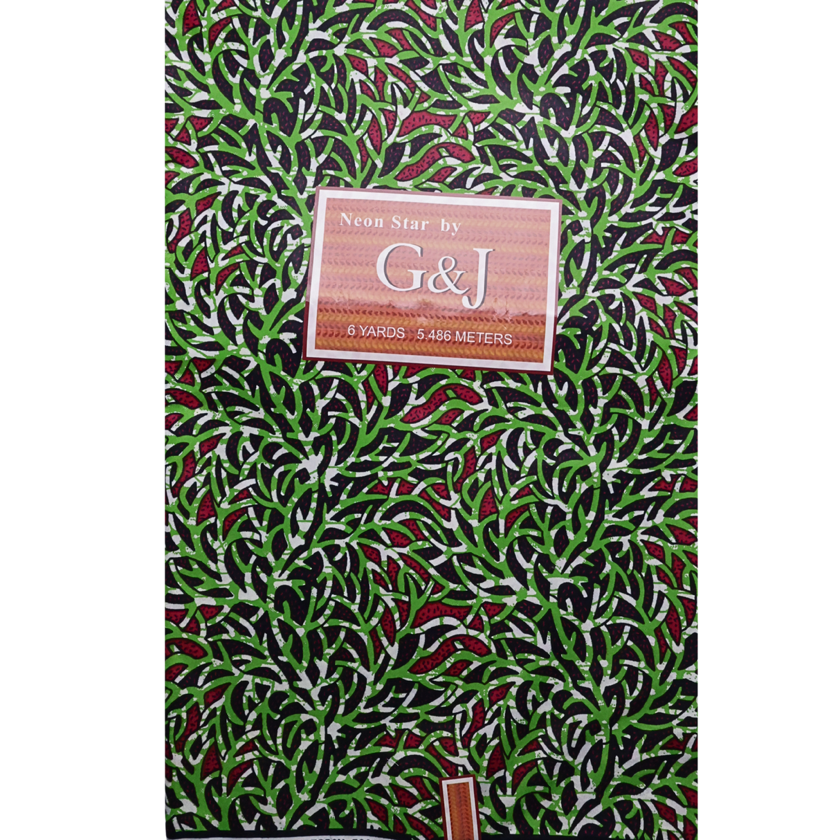 African Fabrics(6 Yard):  Ankara Tribal Print Fabric(#AFR05)