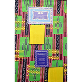 African Fabrics(6 Yard):  Ankara Tribal Print Fabric(#AFR04)