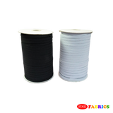 ELASTIC BAND: 100 Yards/Roll, 2 Colors(White, Black), 2 Sizes(1/4", 1/2")