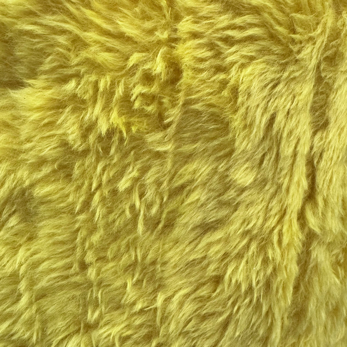 Faux Fur Fabric – Golden Yellow(#FFL12) - By the Yard
