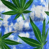 Polyester Fabric, Green Leaf Print(5 Styles) - By the Yard