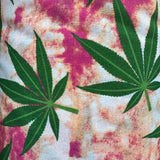 Polyester Fabric, Green Leaf Print(5 Styles) - By the Yard