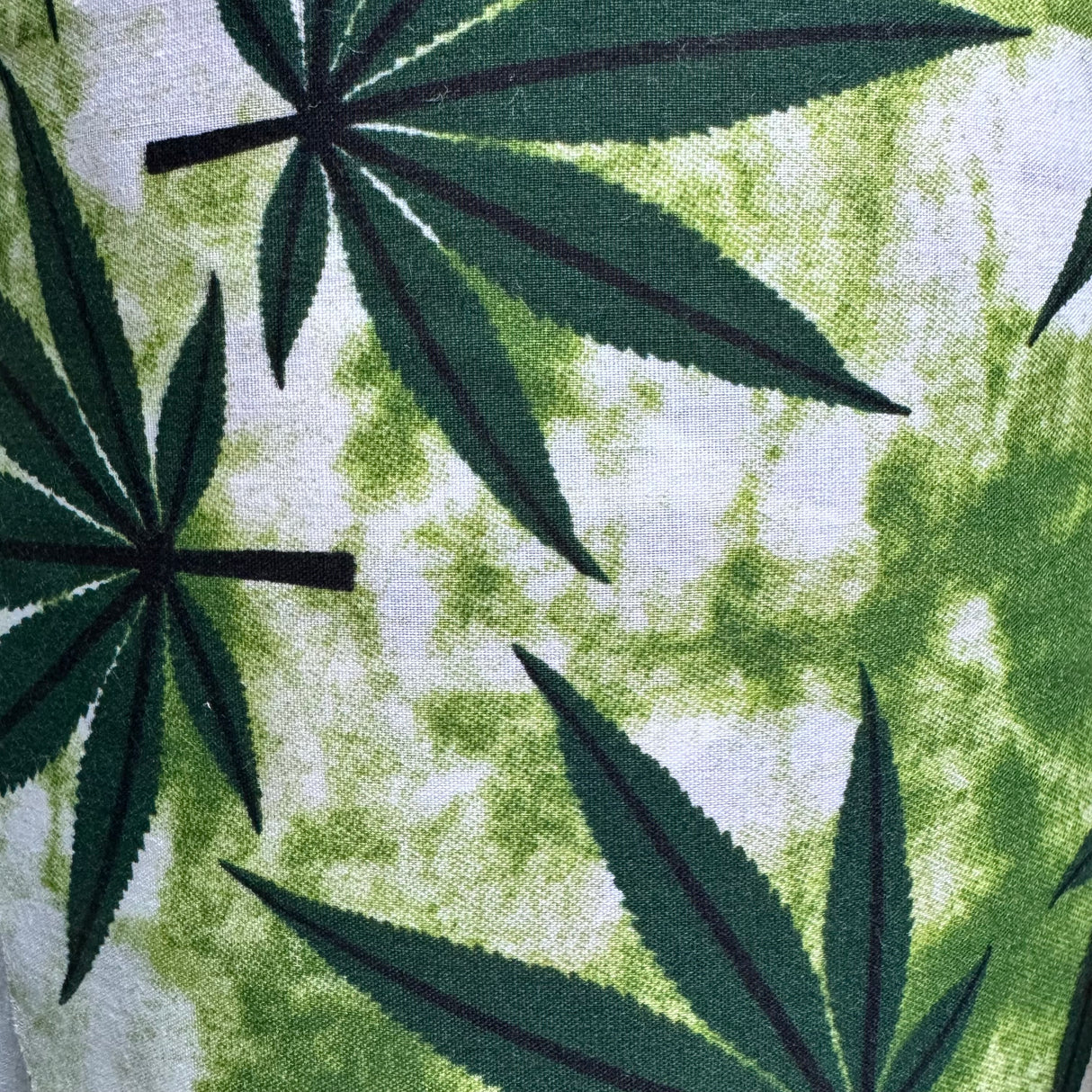 Polyester Fabric, Green Leaf Print(5 Styles) - By the Yard