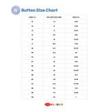BARBIZON Button: Slate Gray(#6526), 4-Hole, 3 Sizes, by Dozen(12 pcs)/Gross(144 pcs)