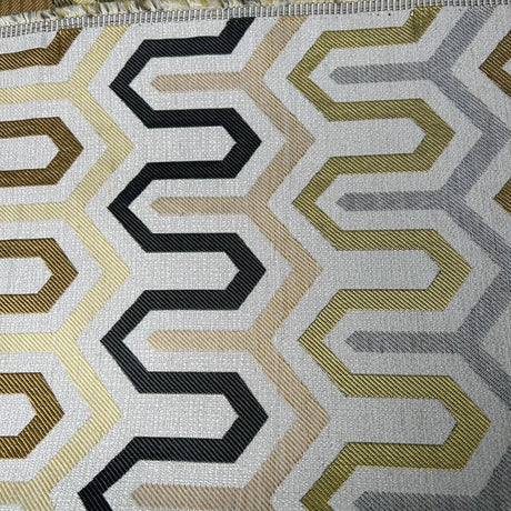 Textured Woven Upholstery Fabric, Geometric Chevron Weave Pattern (4 Styles) - By the Yard