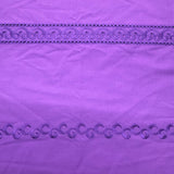 Embroidery Lace Cotton-Poly Fabric, 9 Colors, Different Patterns - By the Yard