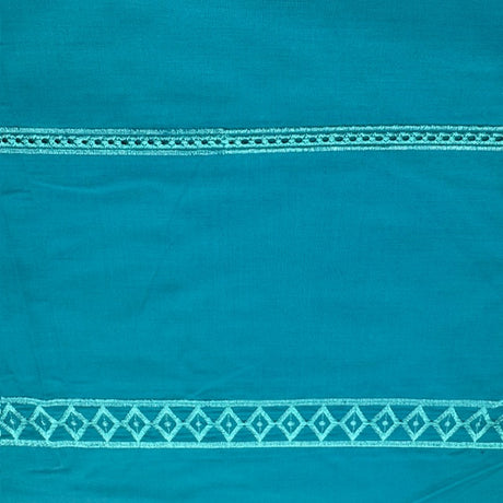 Embroidery Lace Cotton-Poly Fabric, 9 Colors, Different Patterns - By the Yard