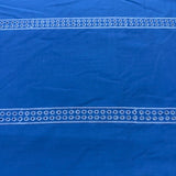 Embroidery Lace Cotton-Poly Fabric, 9 Colors, Different Patterns - By the Yard